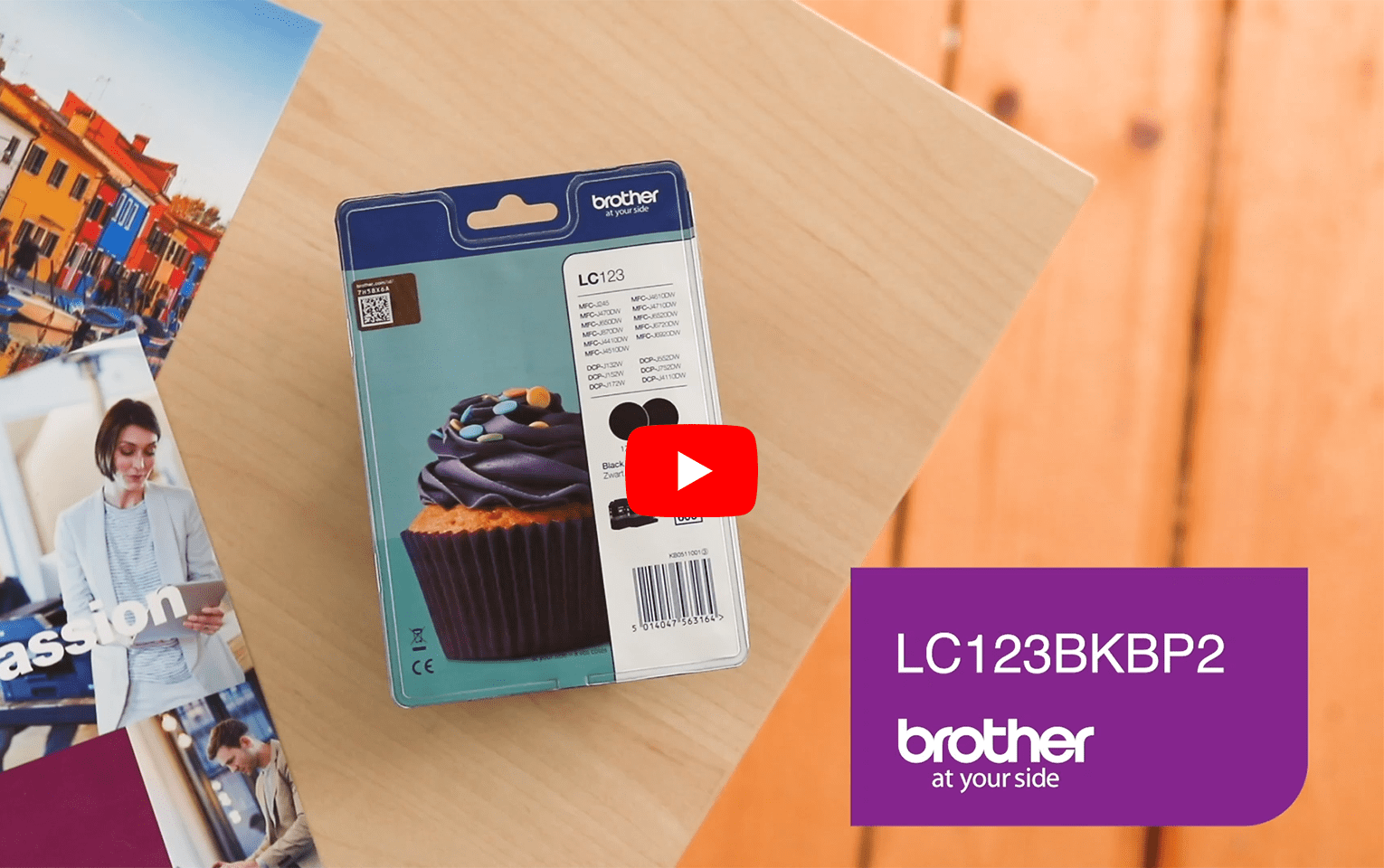 Original Brother LC-123BK Twin Pack 5